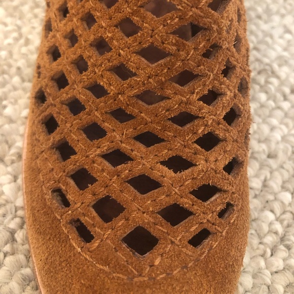 Jeffrey Campbell Cognac Suede Ankle Boot - Picture 2 of 4